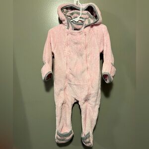 Rugged bear, girls Sherpa coveralls, 6-9 months